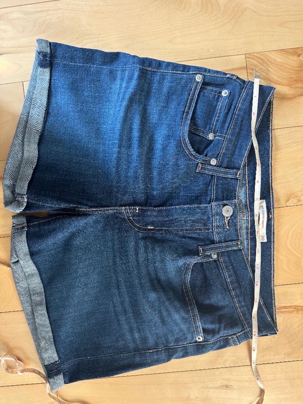 Levi's Mid-Length Jean Shorts